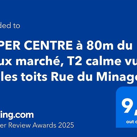 Hyper Centre A 80M Du Vieux Marche, T2 Calme Vue Sur Les Toits Rue Du Minage Lägenhet La Rochelle  Exteriör bild