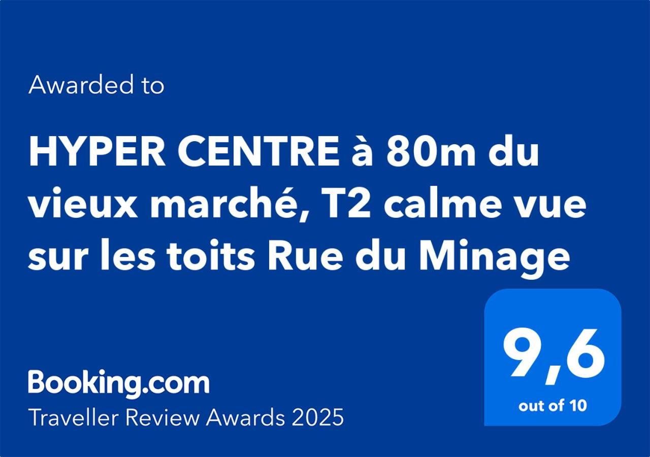 Hyper Centre A 80M Du Vieux Marche, T2 Calme Vue Sur Les Toits Rue Du Minage Lägenhet La Rochelle  Exteriör bild